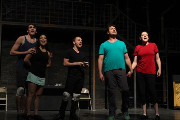 Brad Nacht, Kate Shindle and the cast Photo