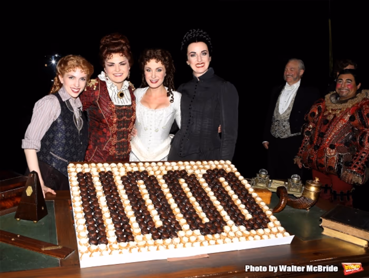 Photo Coverage: Norm Lewis, Sierra Boggess & THE PHANTOM OF THE OPERA Cast Celebrate 11,000 Backstage! Image