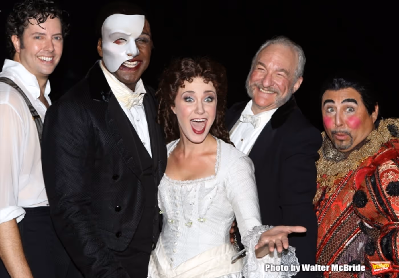 Photo Coverage: Norm Lewis, Sierra Boggess & THE PHANTOM OF THE OPERA Cast Celebrate 11,000 Backstage! Image