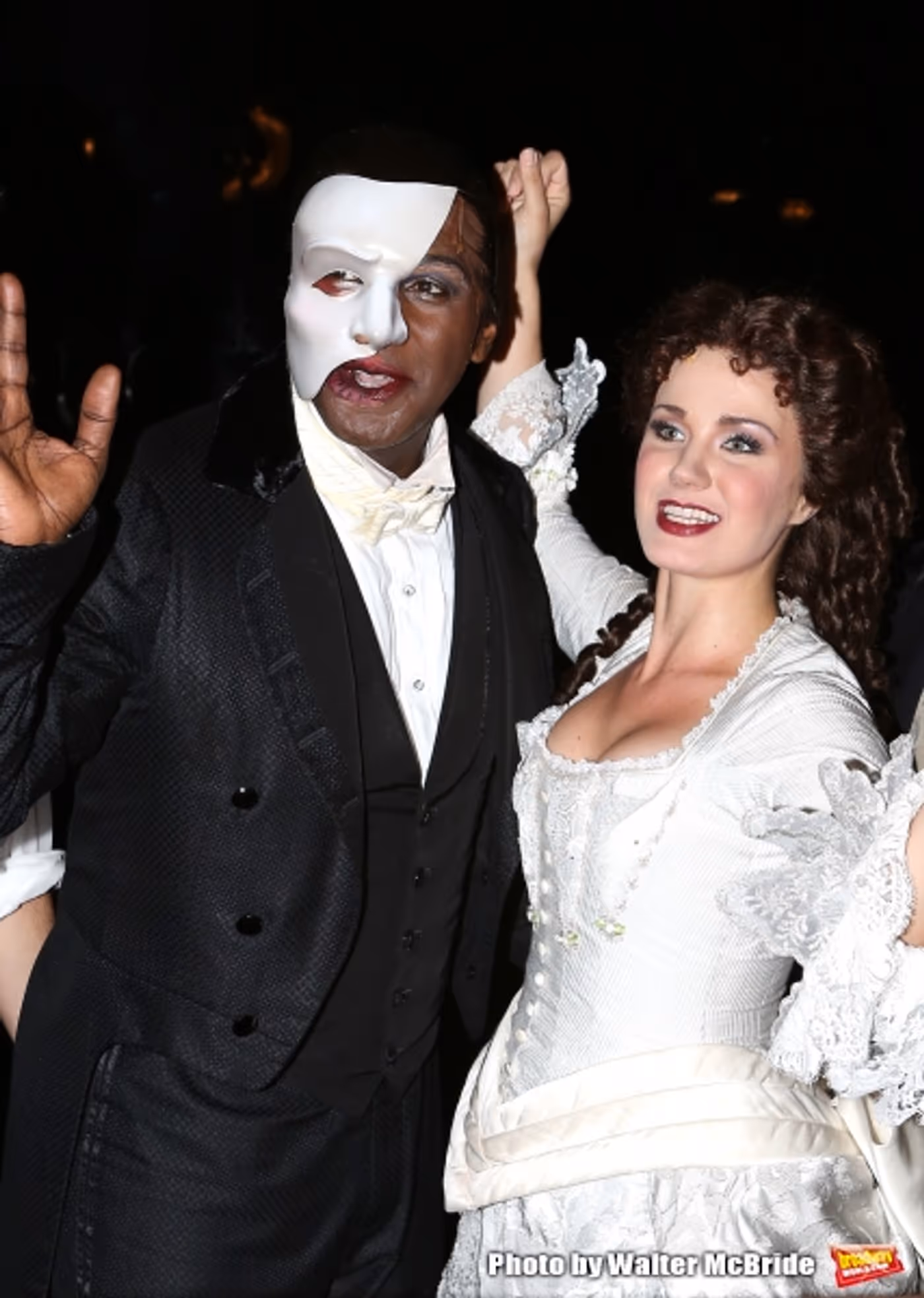 Photo Coverage: Norm Lewis, Sierra Boggess & THE PHANTOM OF THE OPERA Cast Celebrate 11,000 Backstage! Image
