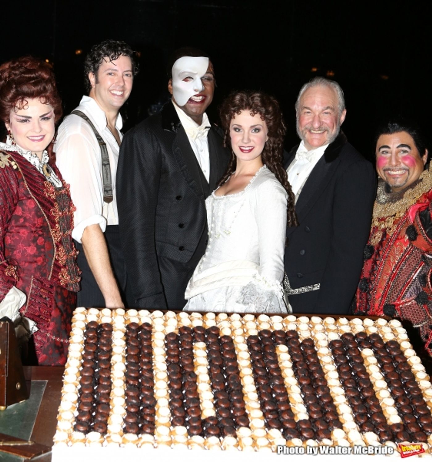 Photo Coverage: Norm Lewis, Sierra Boggess & THE PHANTOM OF THE OPERA Cast Celebrate 11,000 Backstage! Image