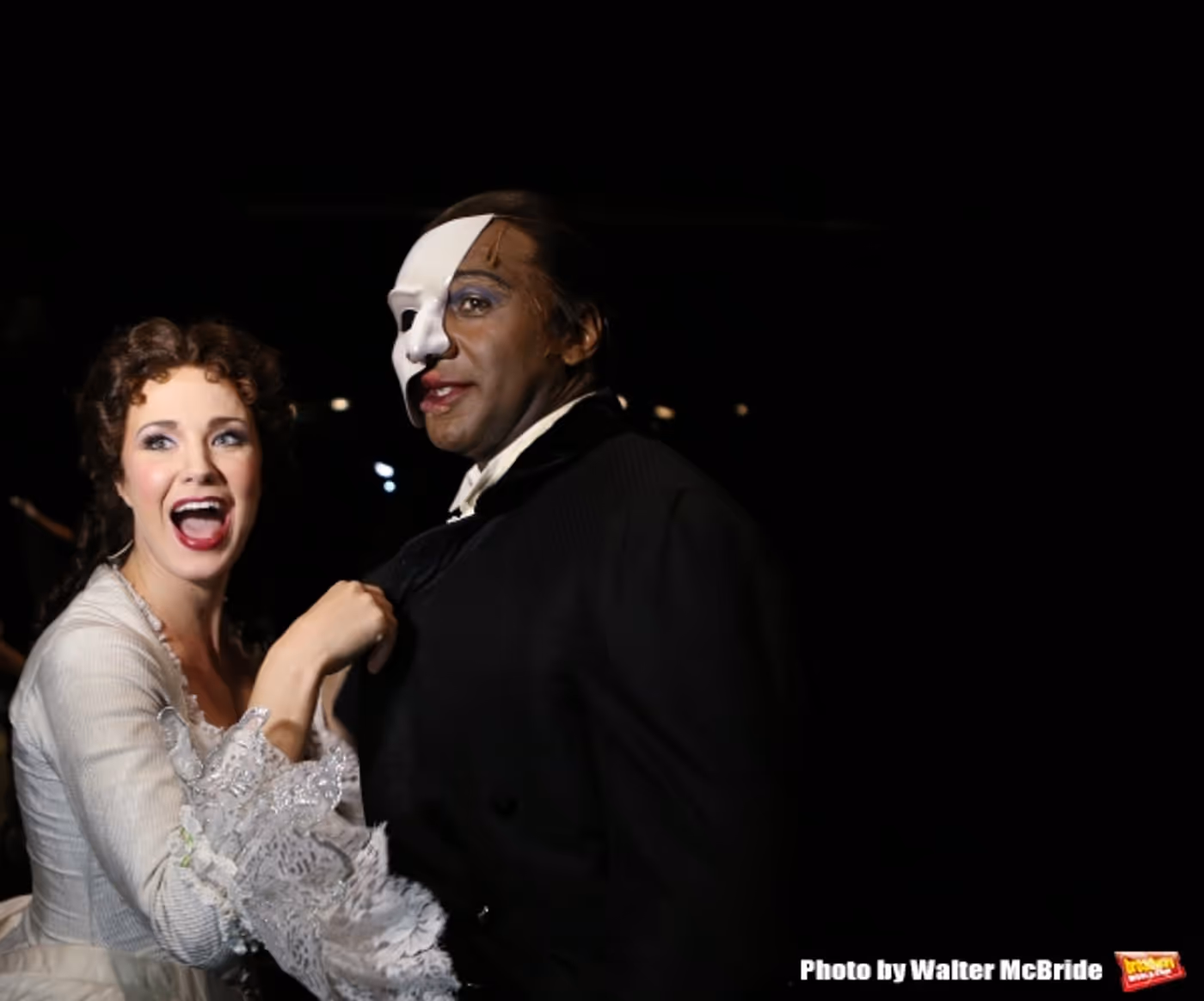 Photo Coverage: Norm Lewis, Sierra Boggess & THE PHANTOM OF THE OPERA Cast Celebrate 11,000 Backstage! Image