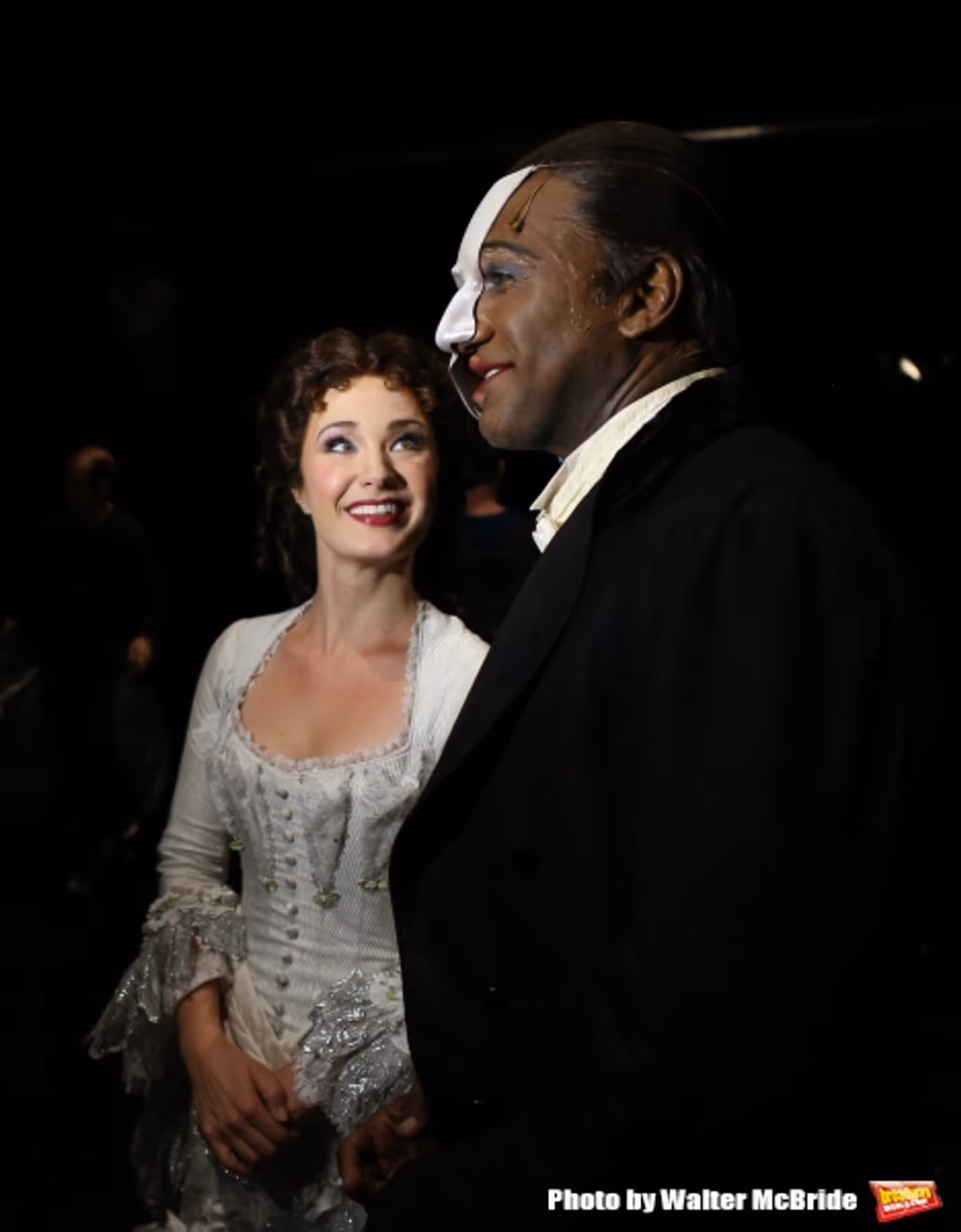 Photo Coverage: Norm Lewis, Sierra Boggess & THE PHANTOM OF THE OPERA Cast Celebrate 11,000 Backstage! Image