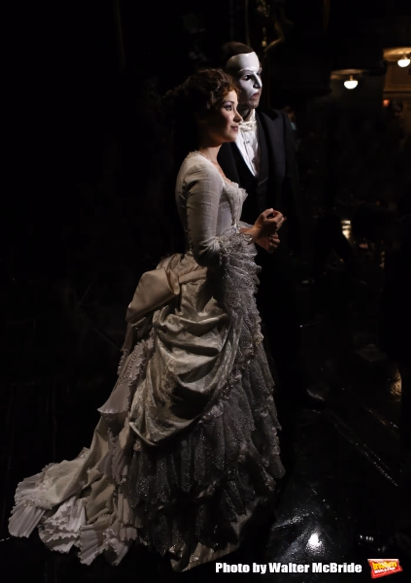Photo Coverage: Norm Lewis, Sierra Boggess & THE PHANTOM OF THE OPERA Cast Celebrate 11,000 Backstage! Image