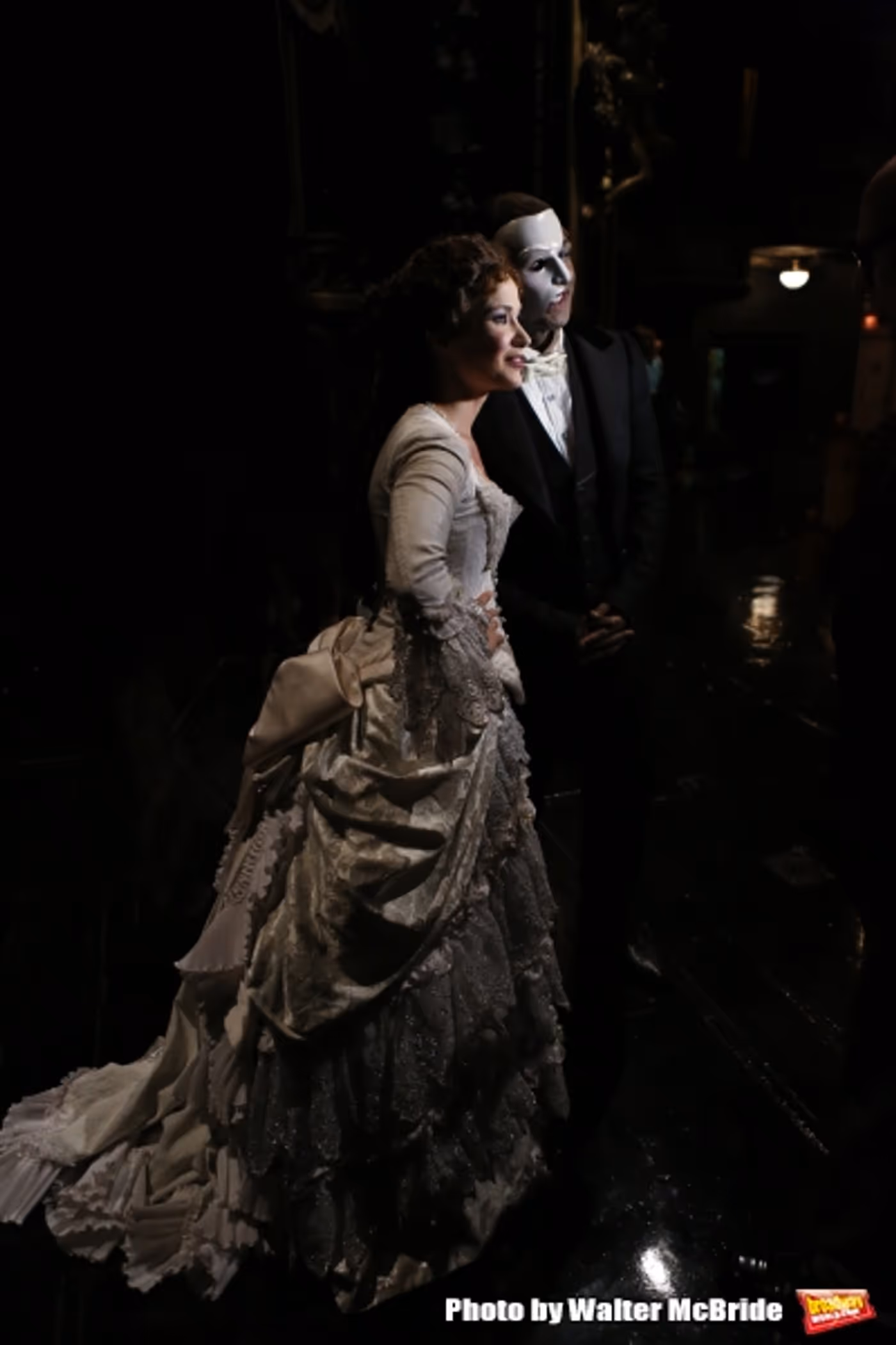 Photo Coverage: Norm Lewis, Sierra Boggess & THE PHANTOM OF THE OPERA Cast Celebrate 11,000 Backstage! Image