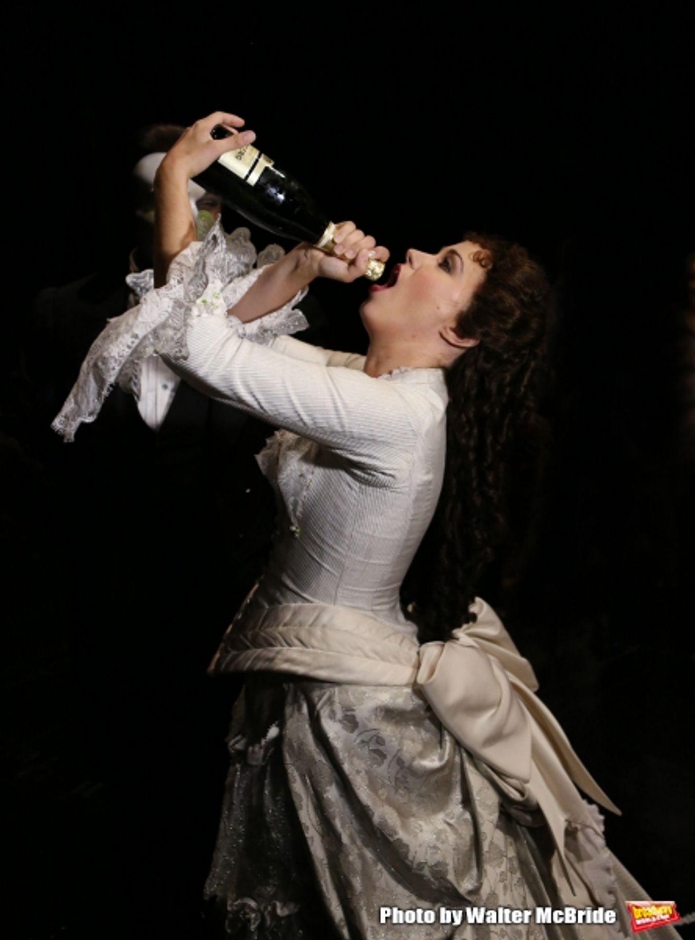 Photo Coverage: Norm Lewis, Sierra Boggess & THE PHANTOM OF THE OPERA Cast Celebrate 11,000 Backstage! Image
