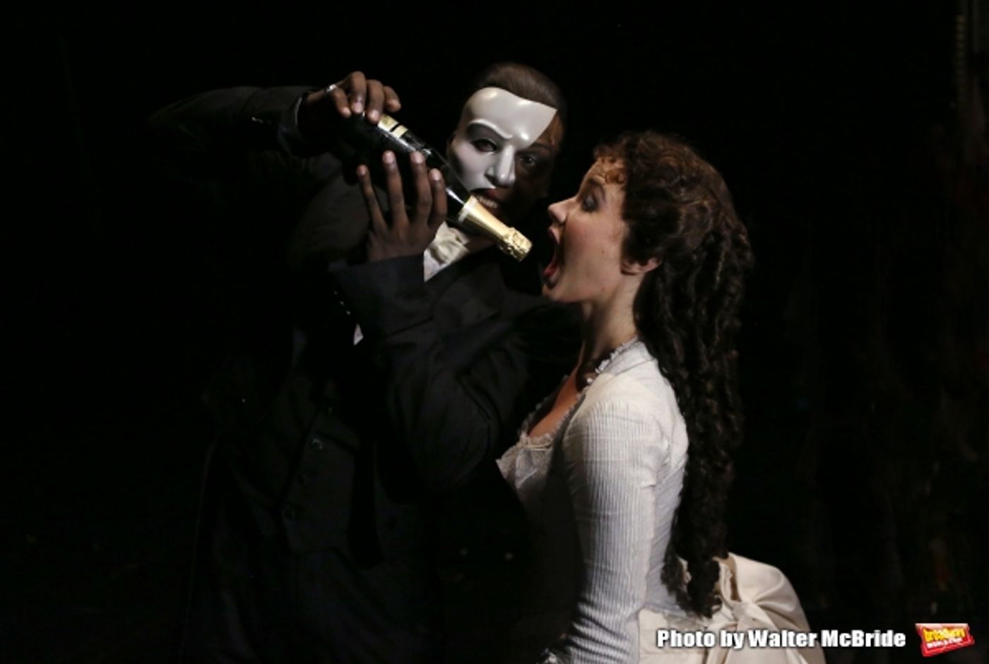 Photo Coverage: Norm Lewis, Sierra Boggess & THE PHANTOM OF THE OPERA Cast Celebrate 11,000 Backstage! Image