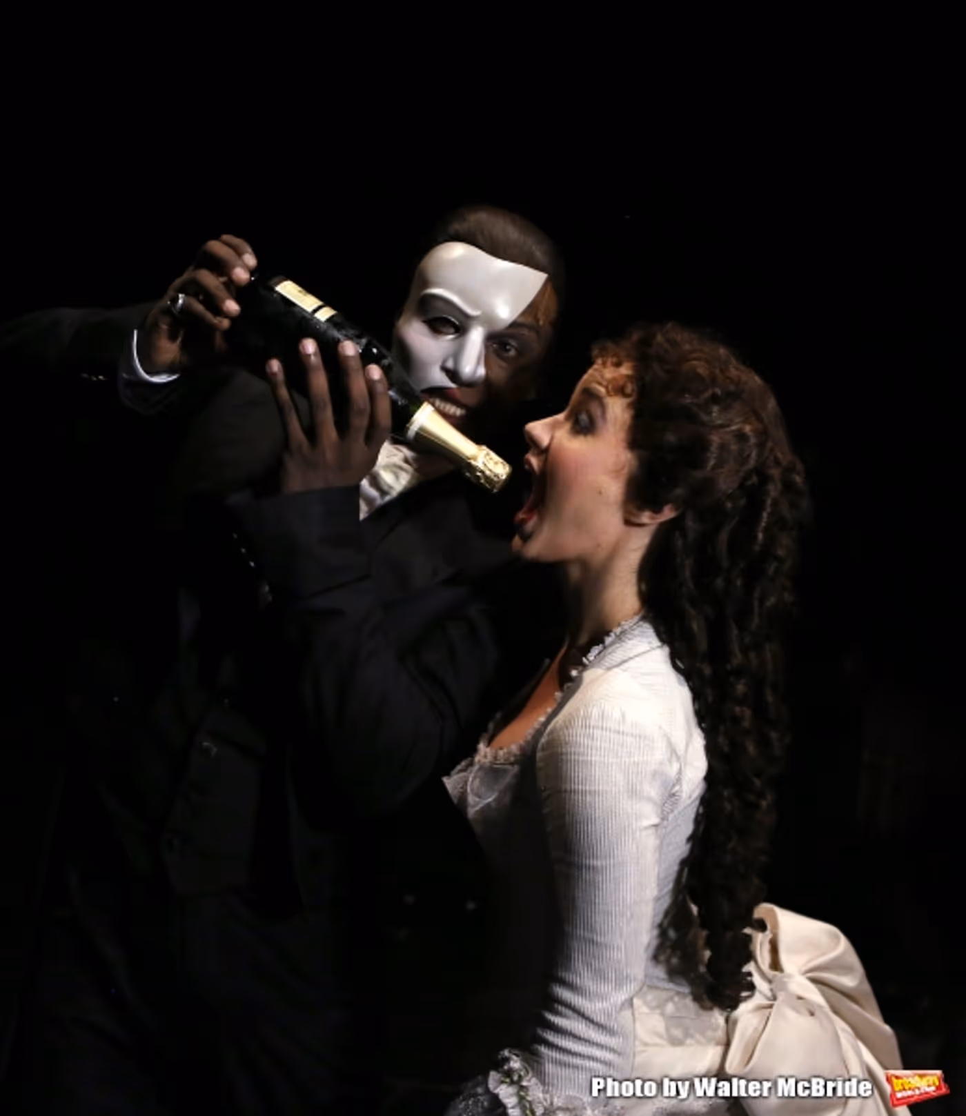 Photo Coverage: Norm Lewis, Sierra Boggess & THE PHANTOM OF THE OPERA Cast Celebrate 11,000 Backstage! Image
