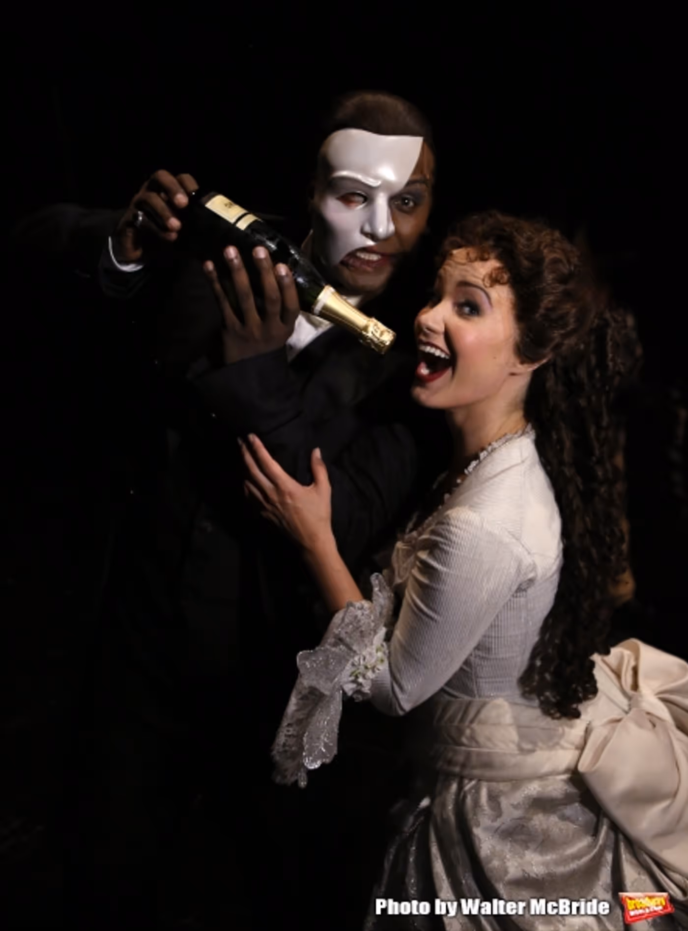 Photo Coverage: Norm Lewis, Sierra Boggess & THE PHANTOM OF THE OPERA Cast Celebrate 11,000 Backstage! Image