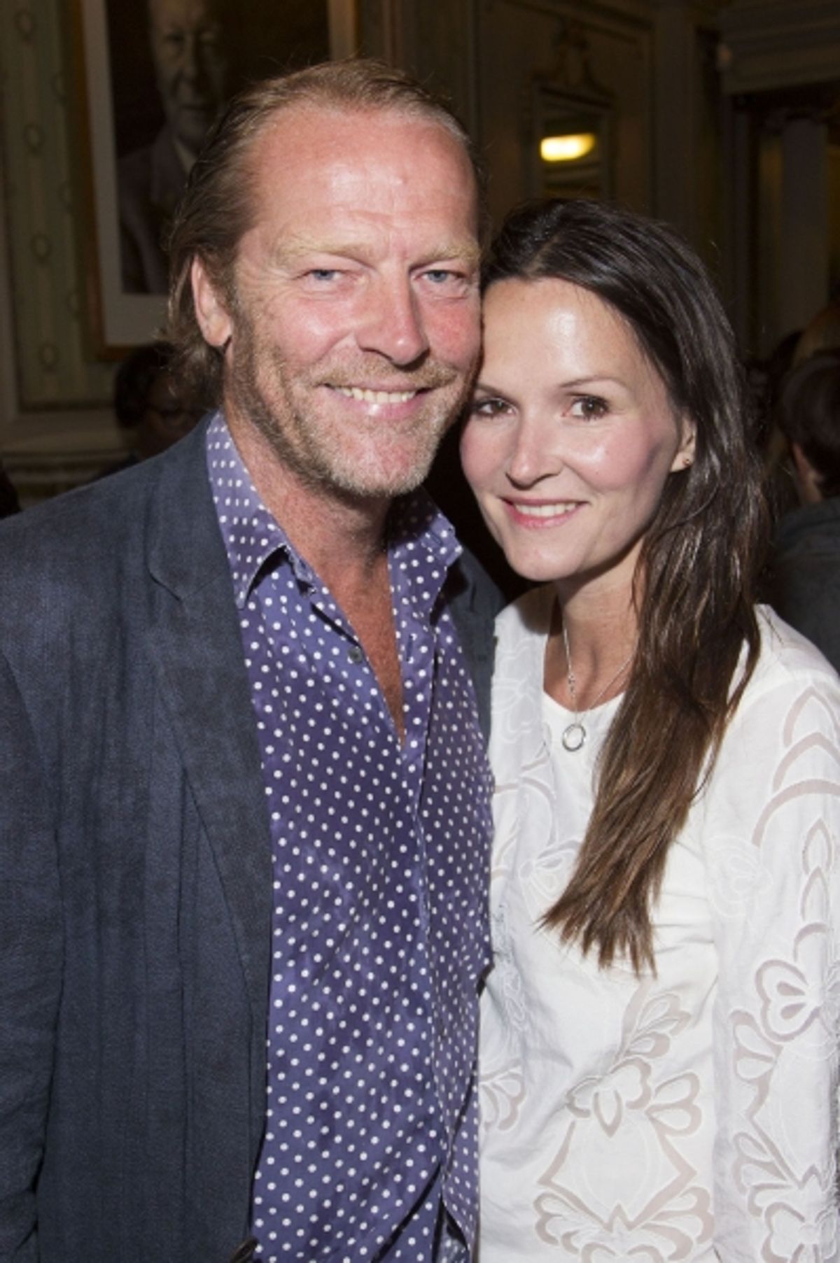 Iain Glen and Charlotte Emmerson  at 