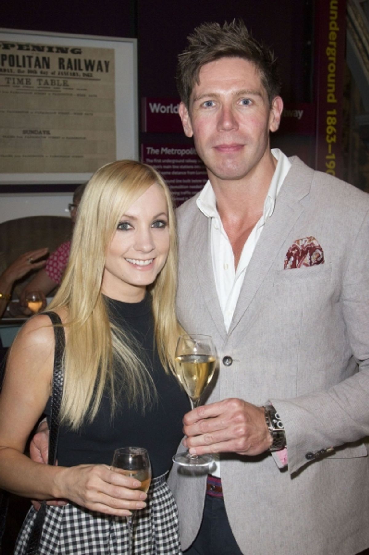 Joanne Froggatt and James Cannon at 