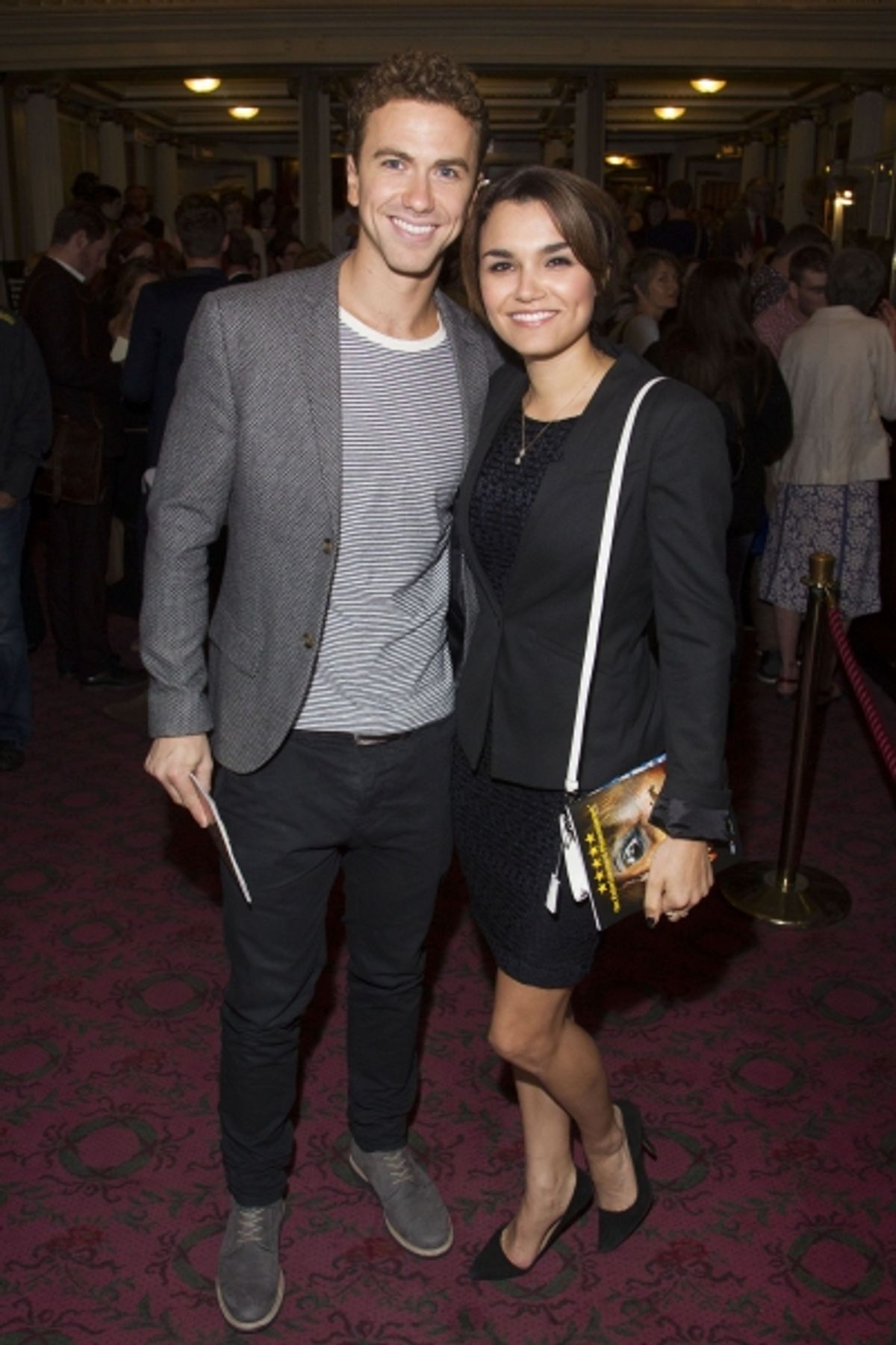 Richard Fleeshman and Samantha Barks  at 