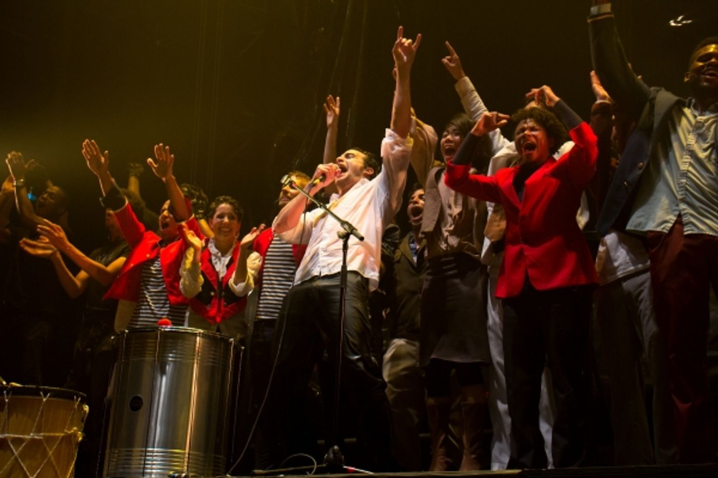 Photo Coverage: Fuerza Bruta Celebrates Opening Night of WAYRA Photo Coverage: Fuerza Bruta Celebrates Opening Night of WAYRA Image