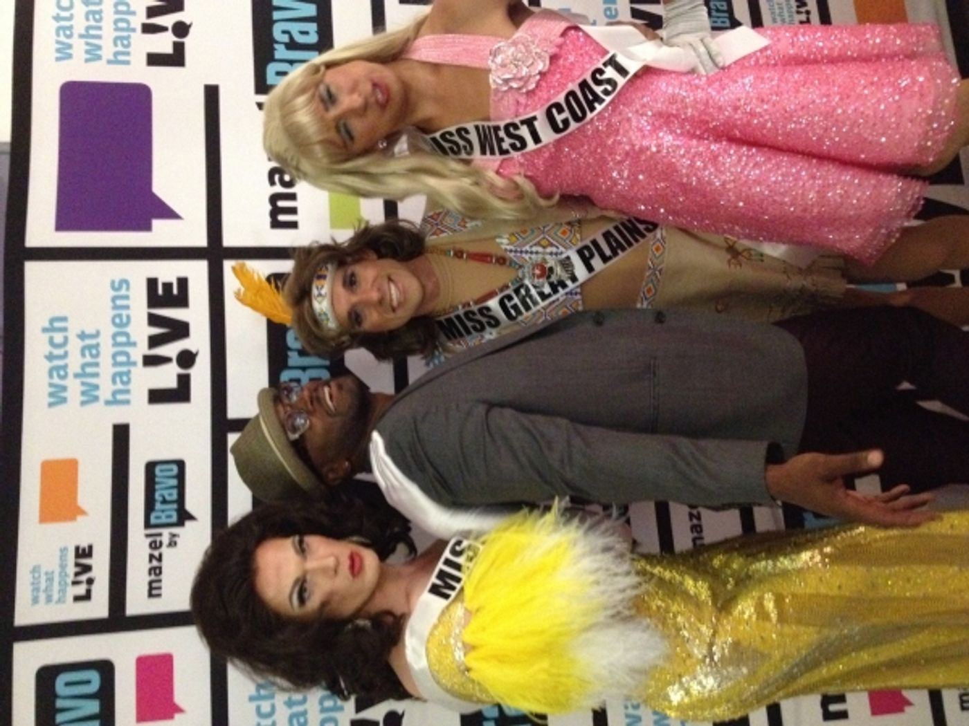 Photo Flash: Taye Diggs, Nick Cearley & the Cast of PAGEANT Visit Bravo's WATCH WHAT HAPPENS LIVE! Photo Flash: Taye Diggs, Nick Cearley & the Cast of PAGEANT Visit Bravo's WATCH WHAT HAPPENS LIVE! Image