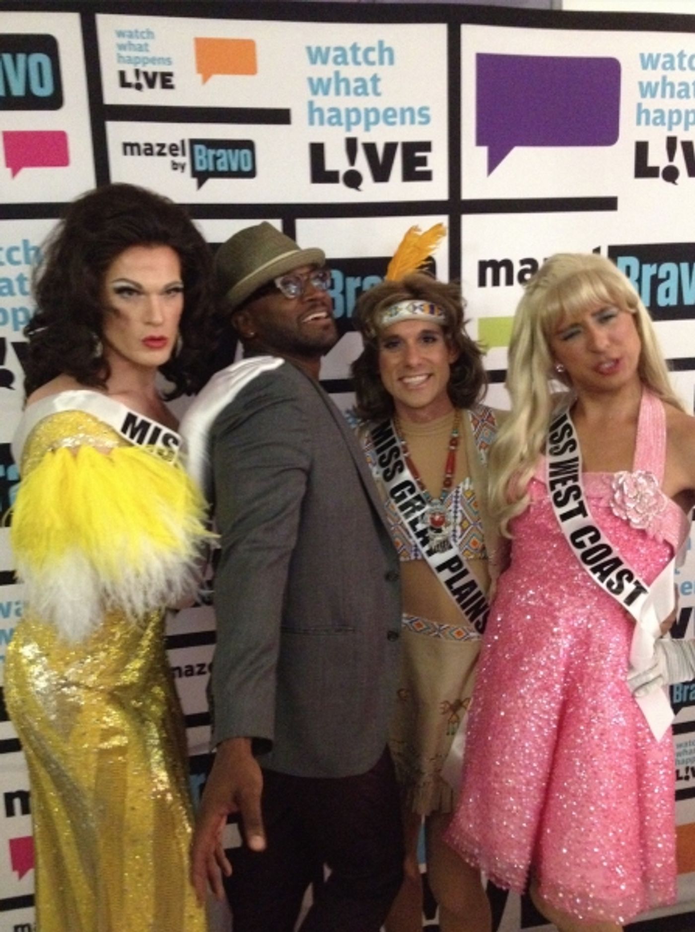 Photo Flash: Taye Diggs, Nick Cearley & the Cast of PAGEANT Visit Bravo's WATCH WHAT HAPPENS LIVE! Photo Flash: Taye Diggs, Nick Cearley & the Cast of PAGEANT Visit Bravo's WATCH WHAT HAPPENS LIVE! Image