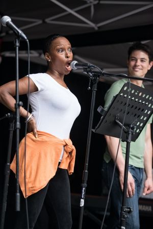 Brenda Braxton (SPAM KING) and Michael Mahany @ BroadwayWorld Brenda Braxton (SPAM KING) and Michael Mahany Photo