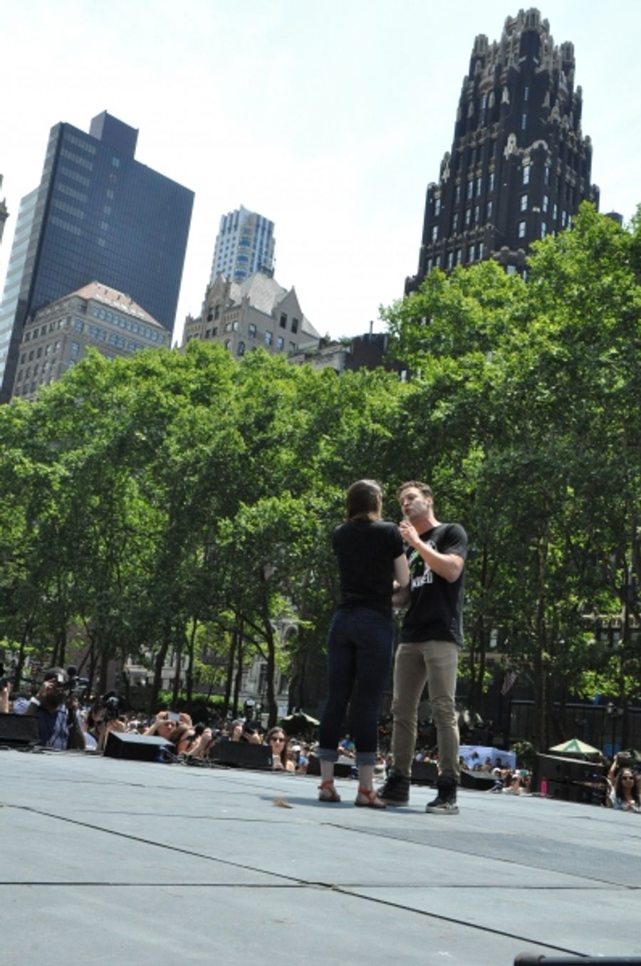 Photo Coverage: BROADWAY IN BRYANT PARK is Back for the Summer with Casts of IF/THEN, ROCKY, WICKED & More! Image