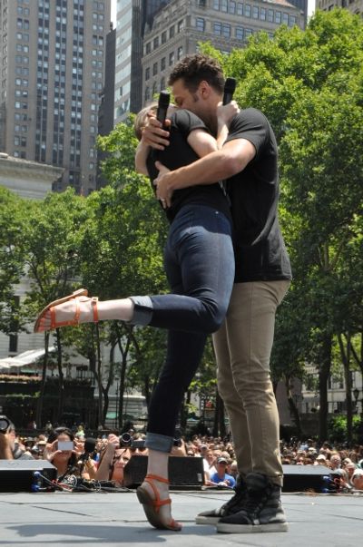 Christine Dwyer and Justin Guarini Photo