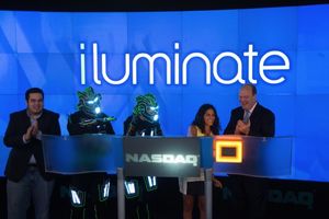 OSHUA ALDRIDGE, iLUMINATE Robots, MIRAL KOTB, NASDAQ VP DAVID WICKS @ BroadwayWorld OSHUA ALDRIDGE, iLUMINATE Robots, MIRAL KOTB, NASDAQ VP DAVID WICKS Photo