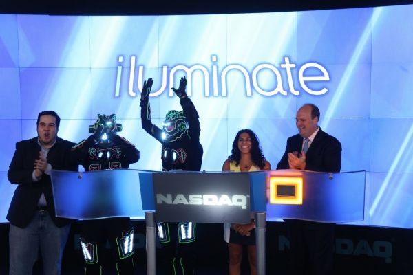 OSHUA ALDRIDGE, iLUMINATE Robots, MIRAL KOTB, NASDAQ VP DAVID WICKS Photo