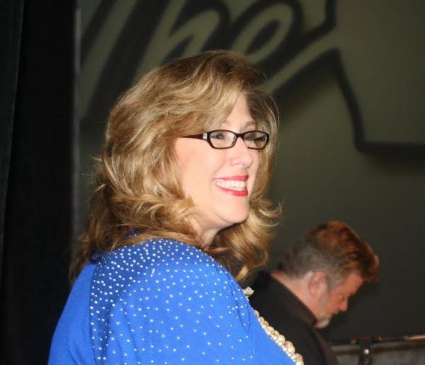 Emcee Sue Serio of FOX-TV Photo