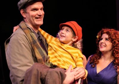 Edward J. MacLennan as Edward Bloom and Landon Barnickel as Young Will and Marisa Boy Photo