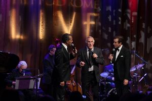 Lance Ellington Bruce Forsyth Anton Du Beke Photo