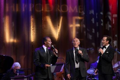 Lance Ellington Bruce Forsyth Anton Du Beke Photo