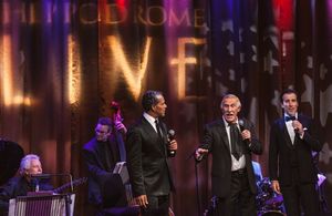 Lance Ellington Bruce Forsyth Anton Du Beke Photo
