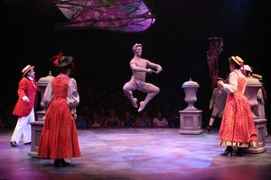 Steve Schepis (Neleus) and cast Photo