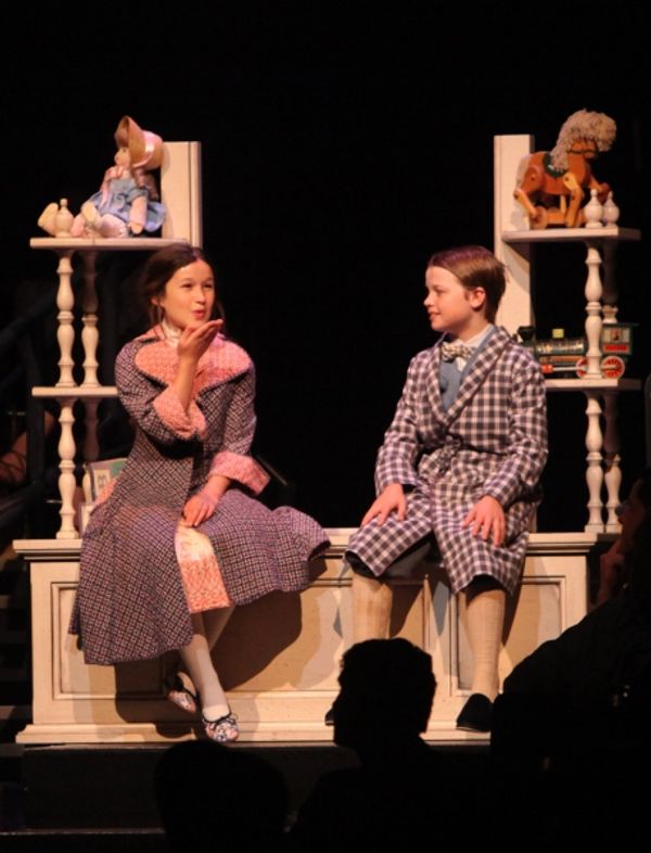 Noa Solorio (Jane Banks) and Ben Ainley-Zoll (Michael Banks) Photo