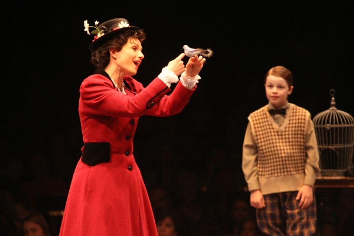 Kelly McCormick (Mary Poppins) and Ben Ainley-Zoll (Michael Banks) at 