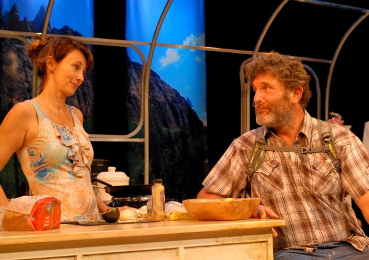 Michelle Joyner (Emma) and Daniel Riordan (Ulysses) at 