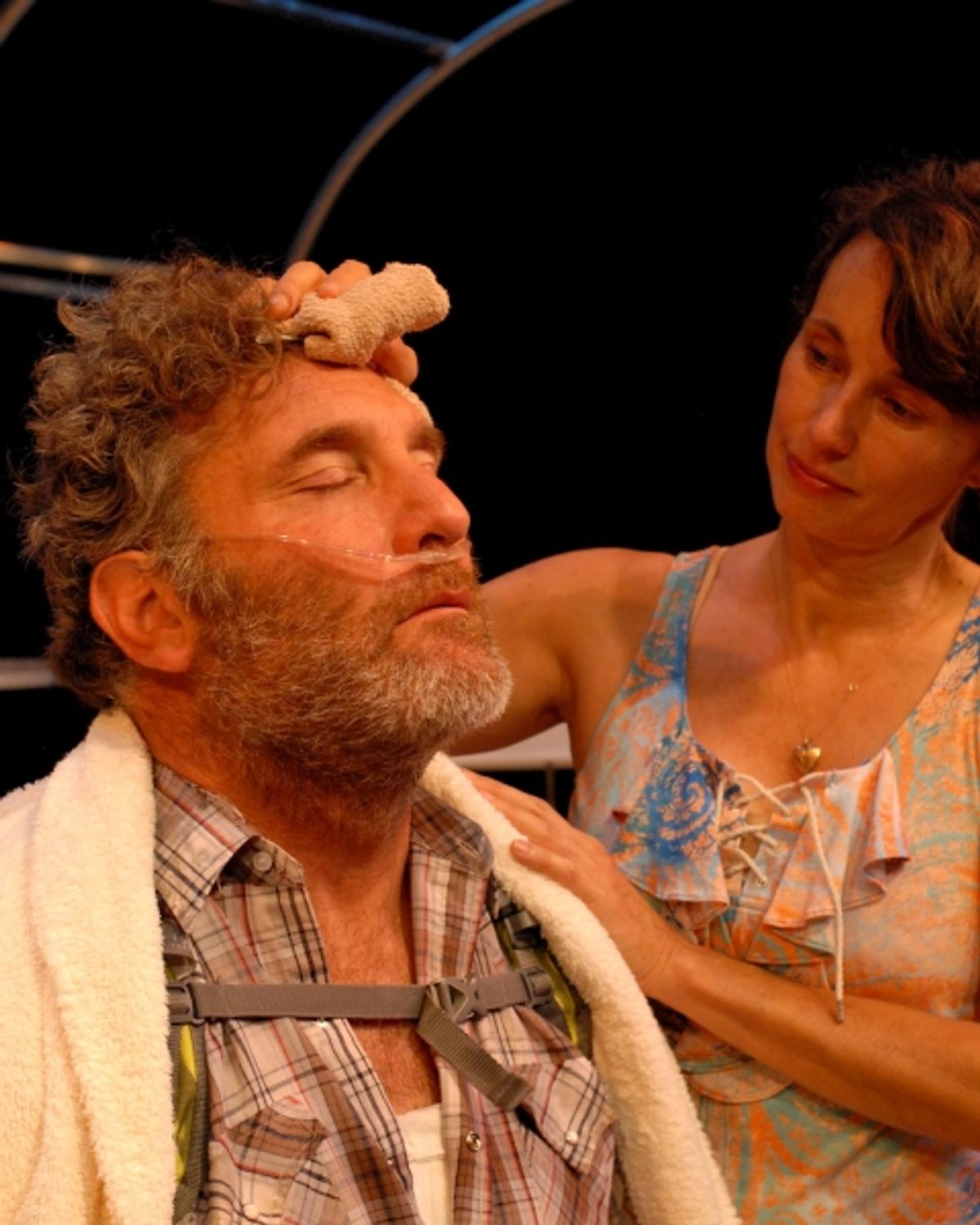 Daniel Riordan (Ulysses) and Michelle Joyner (Emma) at 