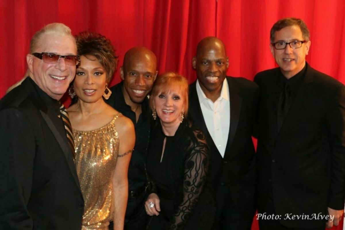 Ron Abel, Valarie Pettiford, Ty Stephens, Terri Klausner, Adrian Bailey and Tom Hubbard at 