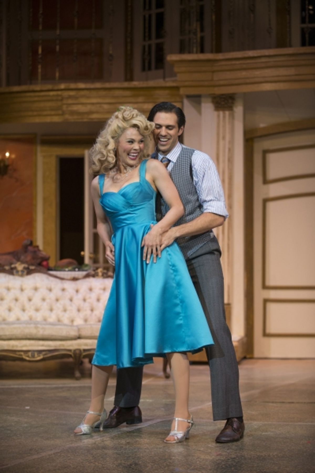 Summer Smart as Elly May and David Sajewich as Detective Lt. Frank Richards at 