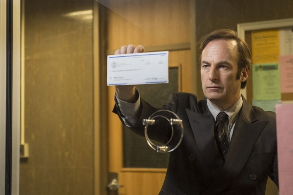 Bob Odenkirk as Saul Goodman at 