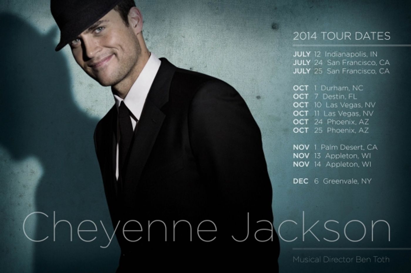 Photo Flash: New Promo Image Revealed for Cheyenne Jackson on Tour  Image