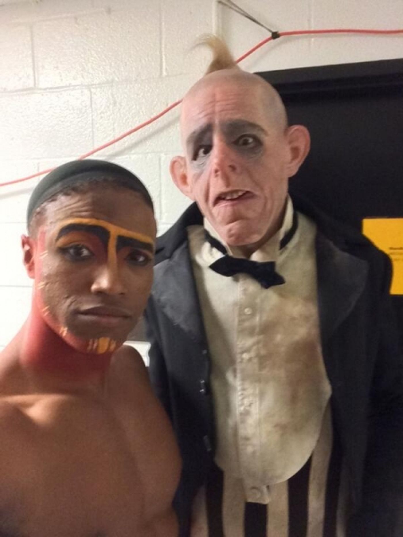 Photo Flash: Saturday Intermission Pics, 7/12- NEWSIES Prep for Sleep Out, BULLETS and MATILDA Get Excited for Broadway Barks, and More  Image