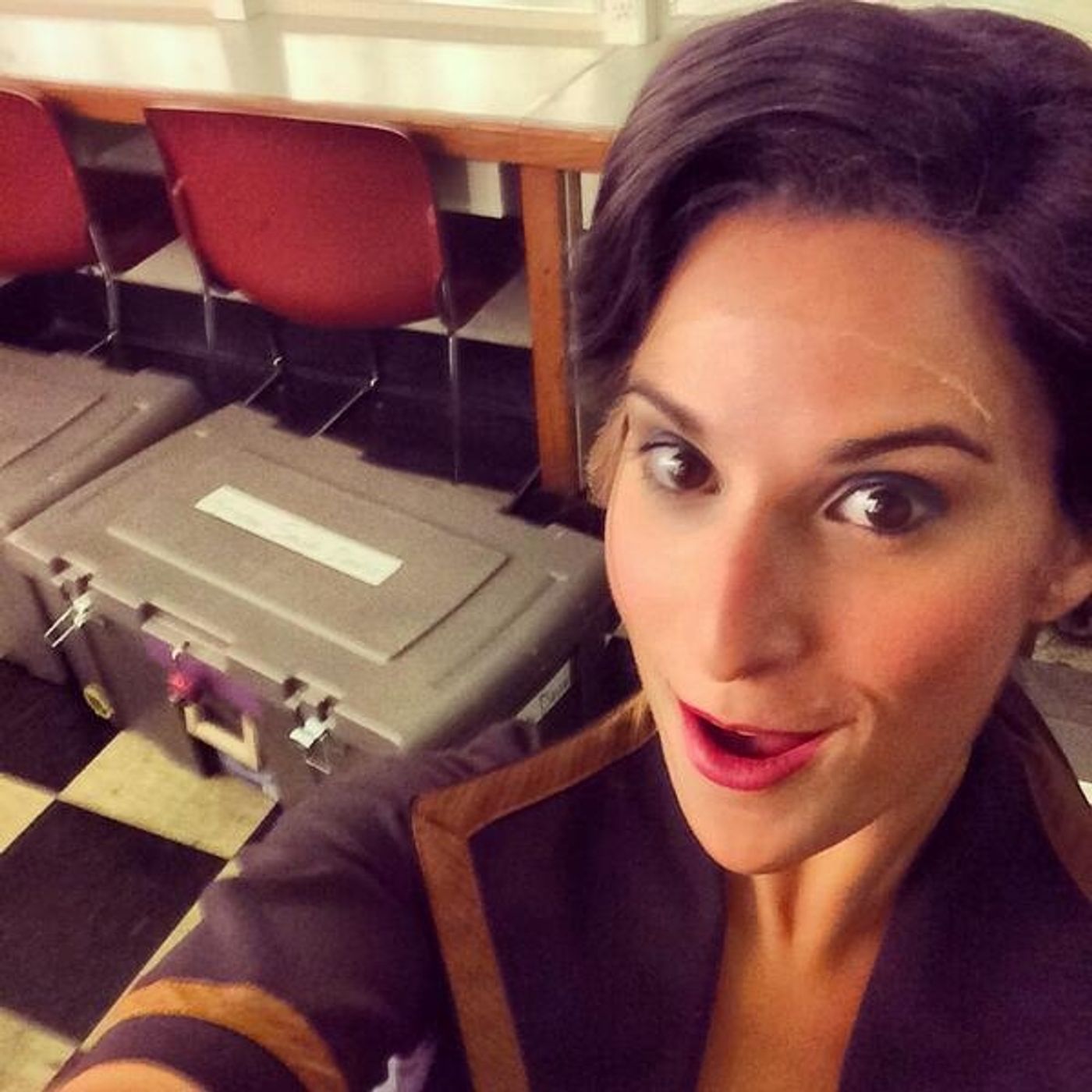 Photo Flash: Saturday Intermission Pics, 7/12- NEWSIES Prep for Sleep Out, BULLETS and MATILDA Get Excited for Broadway Barks, and More  Image