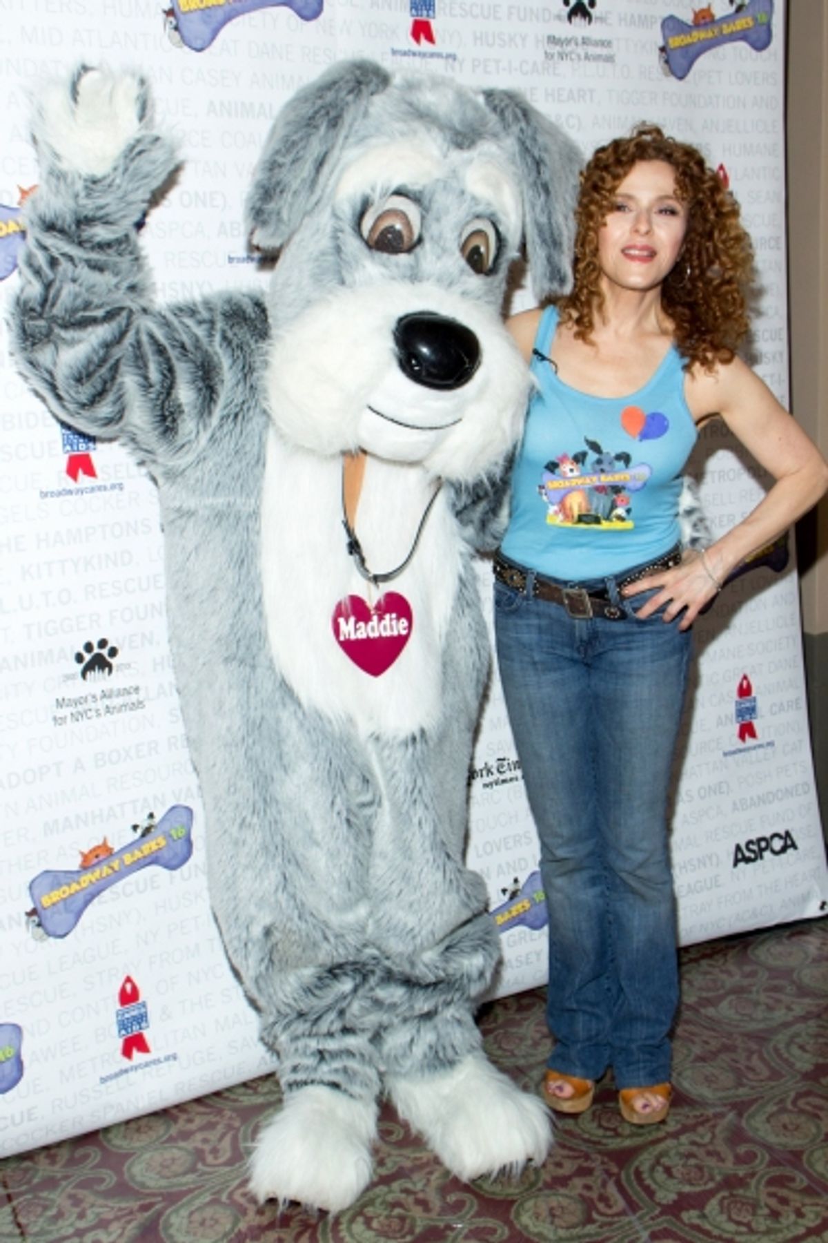 Maddie and Bernadette Peters at 