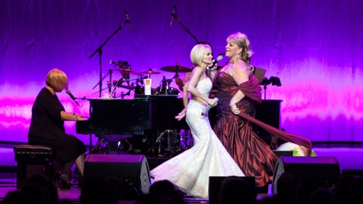 Alison Jiear & Kristin Chenoweth at 