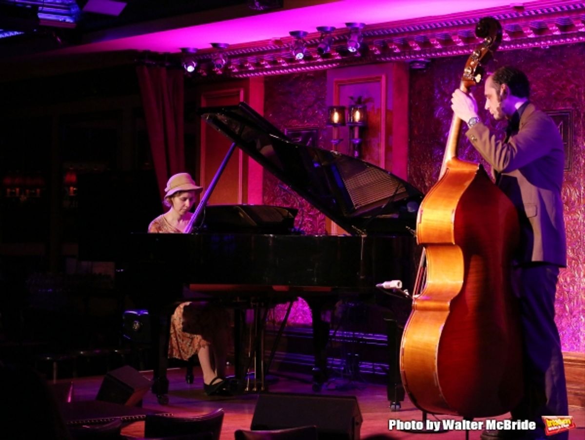 Nellie McKay, with Alexi David on upright bass at 