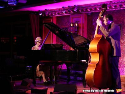 Nellie McKay, with Alexi David on upright bass Photo