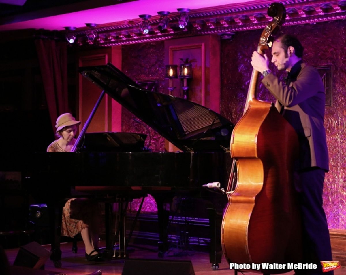 Nellie McKay, with Alexi David on upright bass at 