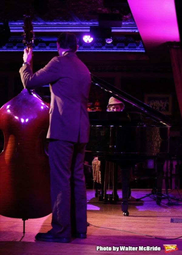 Nellie McKay, with Alexi David on upright bass Photo