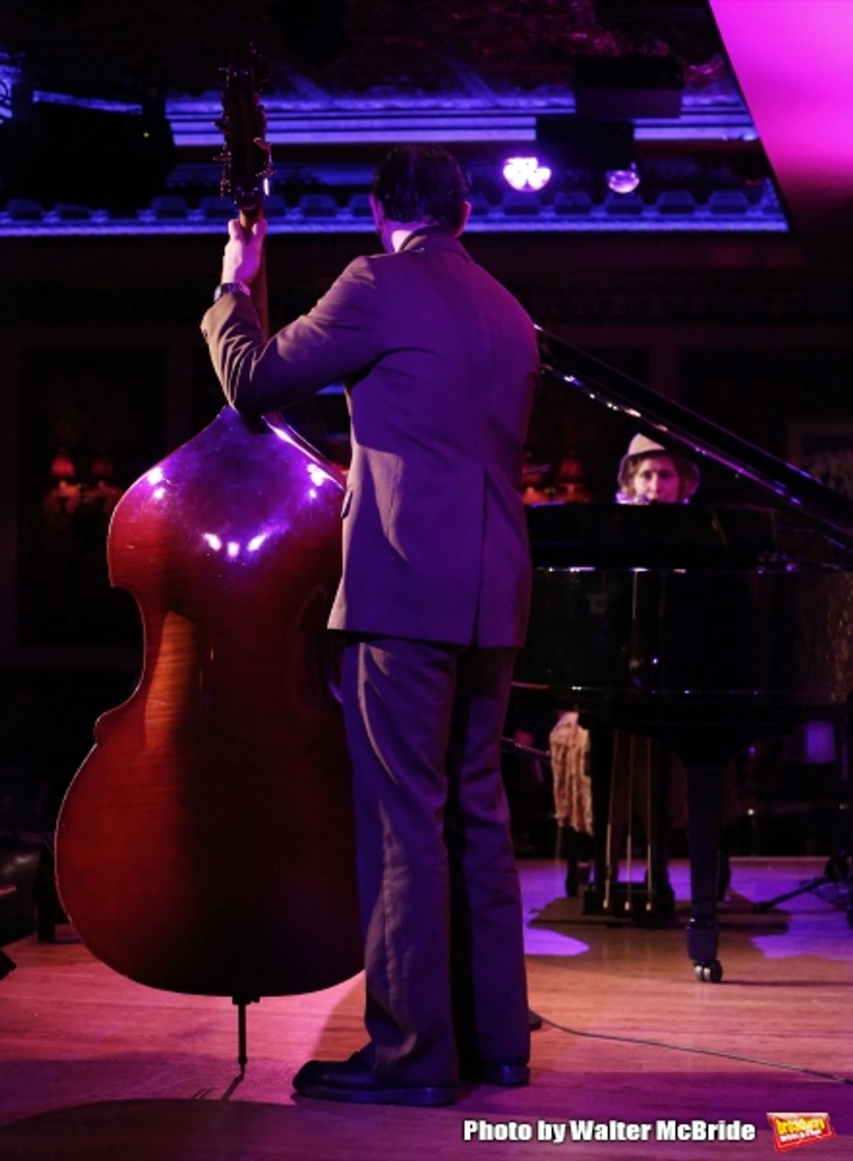 Nellie McKay, with Alexi David on upright bass at 