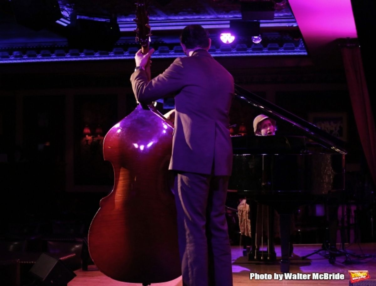 Nellie McKay, with Alexi David on upright bass at 