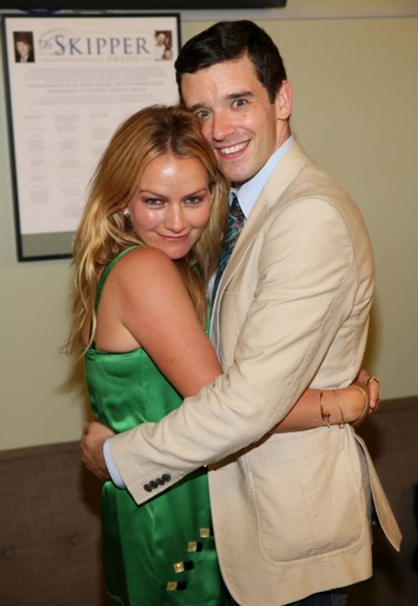 Becki Newton, Michael Urie Photo