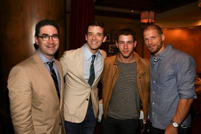 Jonathan Tolins, Michael Urie, Nick Jonas, Matt Lauria Photo